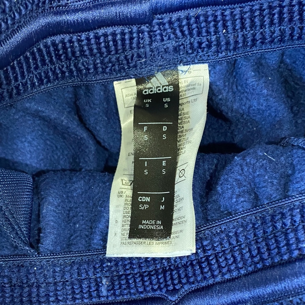 Adidas Navy Blue Fleece Pants